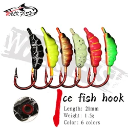 WALK FISH Jig Head – Mini señuelo metálico para pesca en hielo 21mm 1,5g