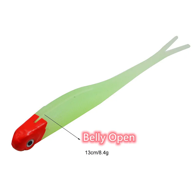 Señuelo vinilo cola de horquilla 13 cm para dorada - imagen 4