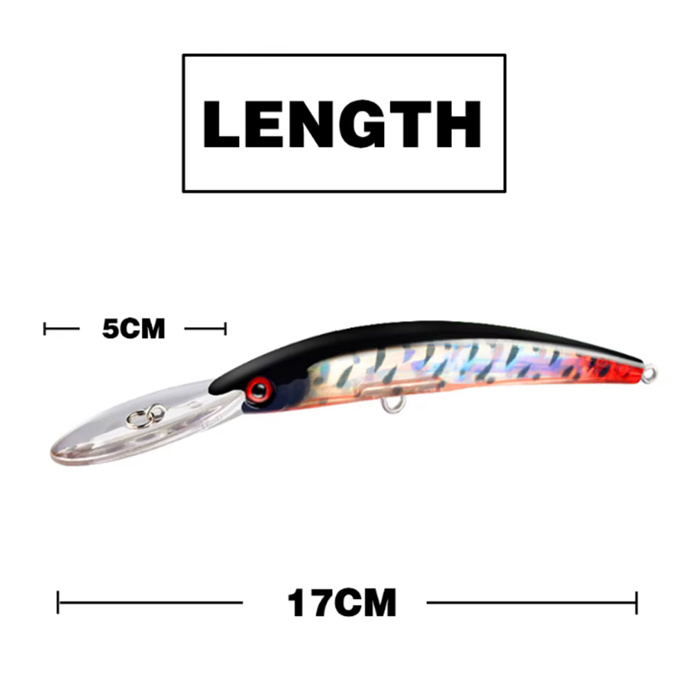 Swimbait Minnow flotante 17 cm para lucios - imagen 5