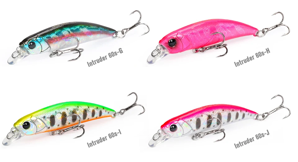 Detalle anzuelos y cuerpo del TSURINOYA DW107 jerkbait