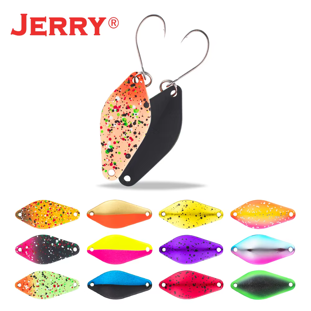 Jerry Cepheus Mini Cucharas Giratorias Latón para Trucha Agua Dulce - imagen 3