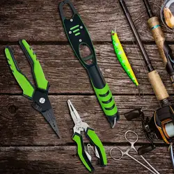 Pinzas multifunción pesca con alicates y cortador de aluminio
