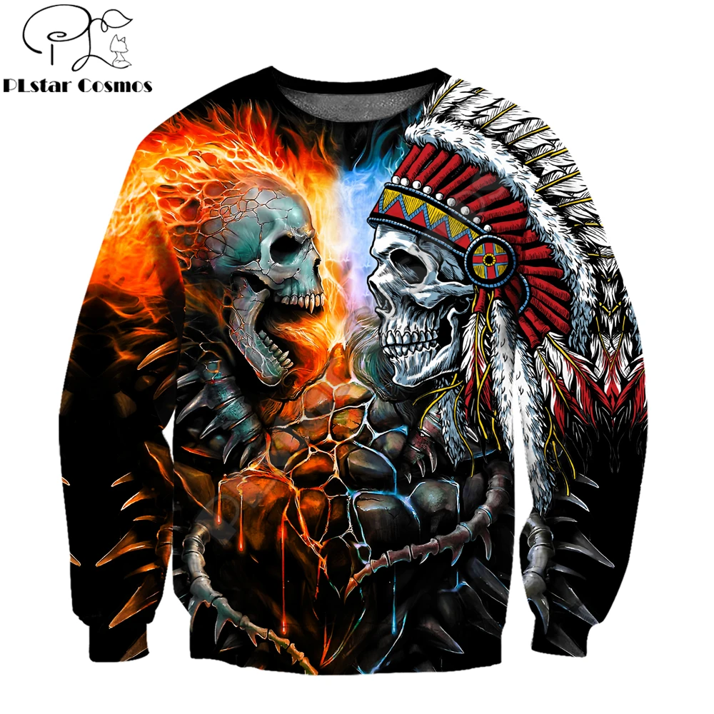 Sudadera de pesca hombre estampada calavera - imagen 2