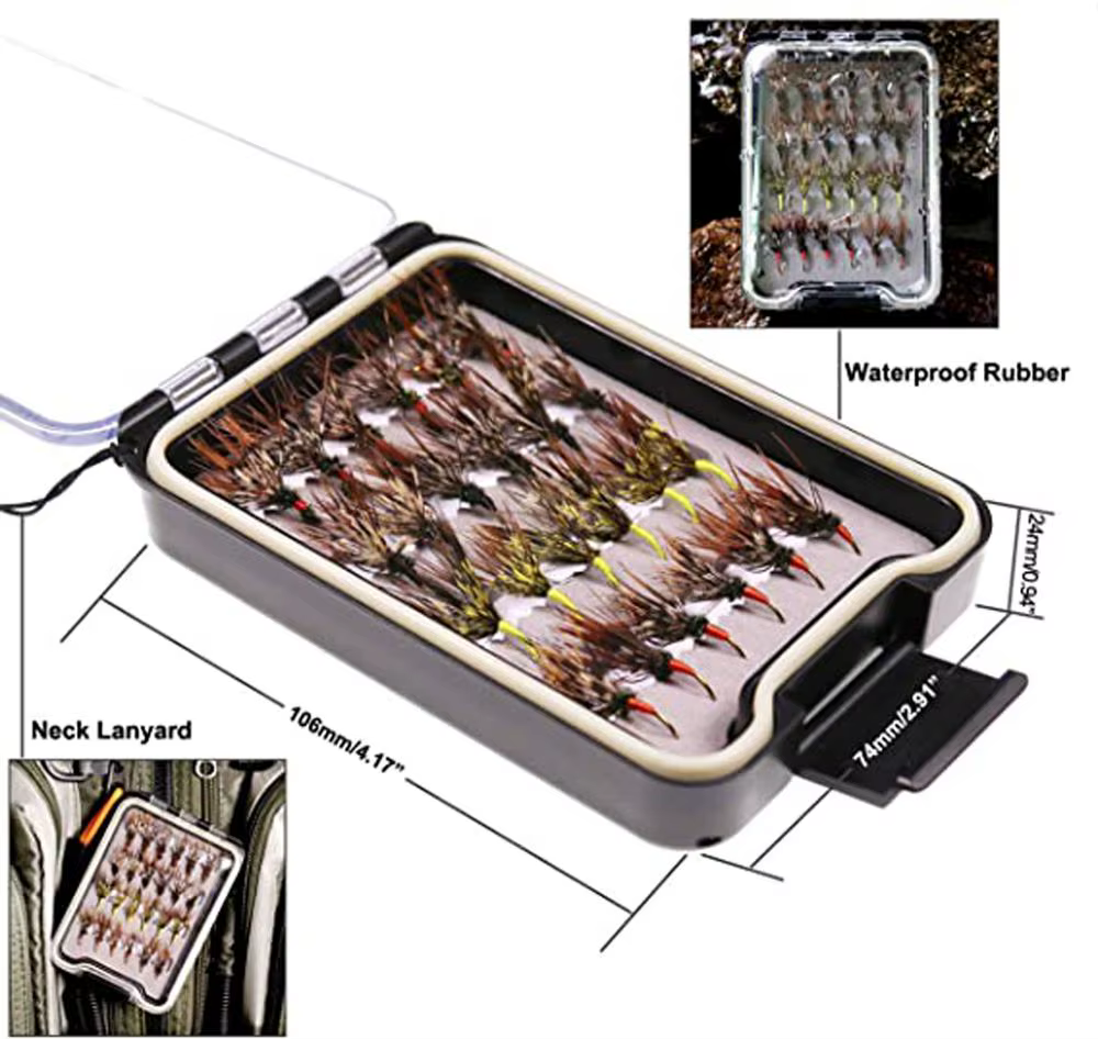 Wifreo Anzuelos con púas para Moscas Tenkara tamaño 12 - imagen 3
