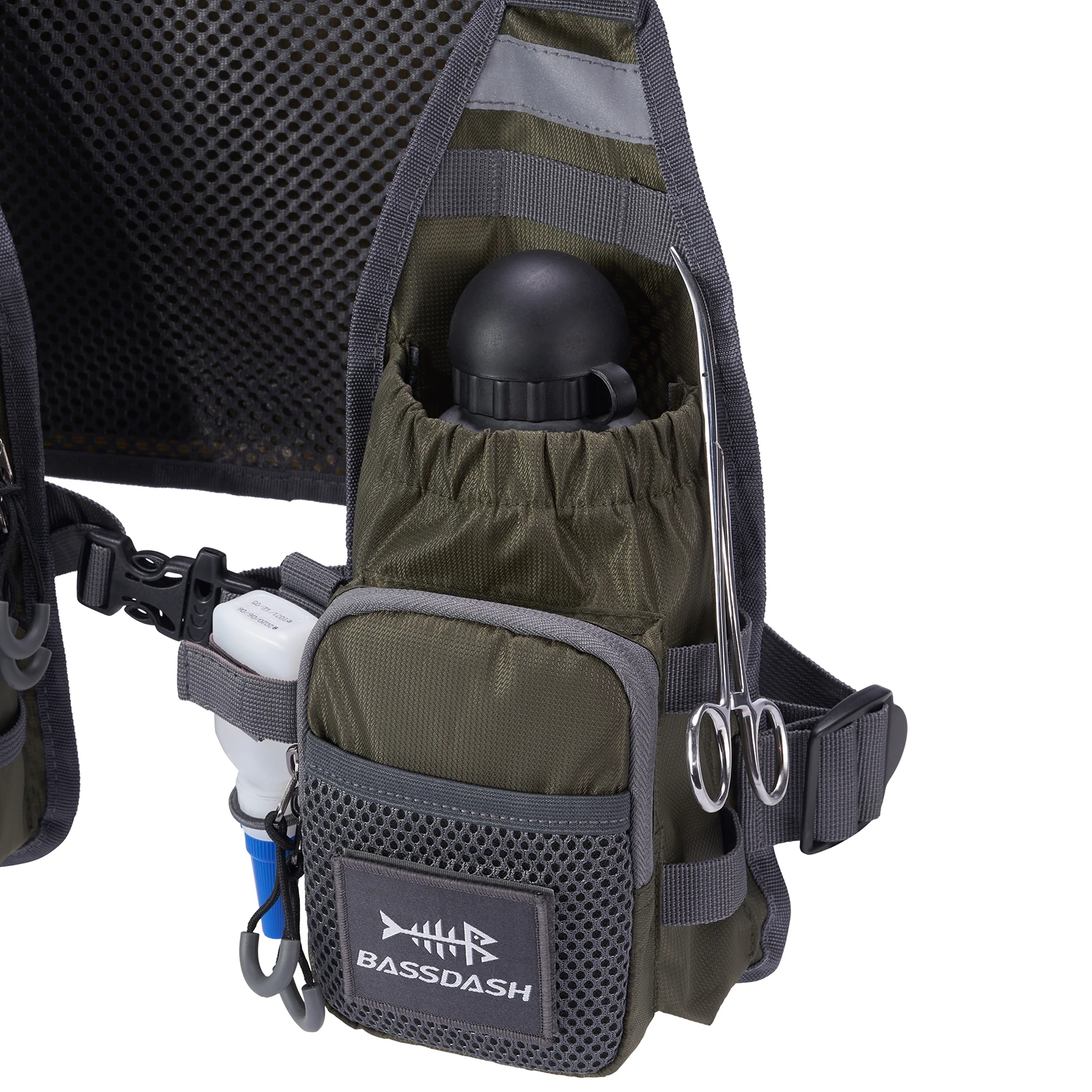 Bassdash FV08 Chaleco de pesca con mosca ultraligero unisex - imagen 2