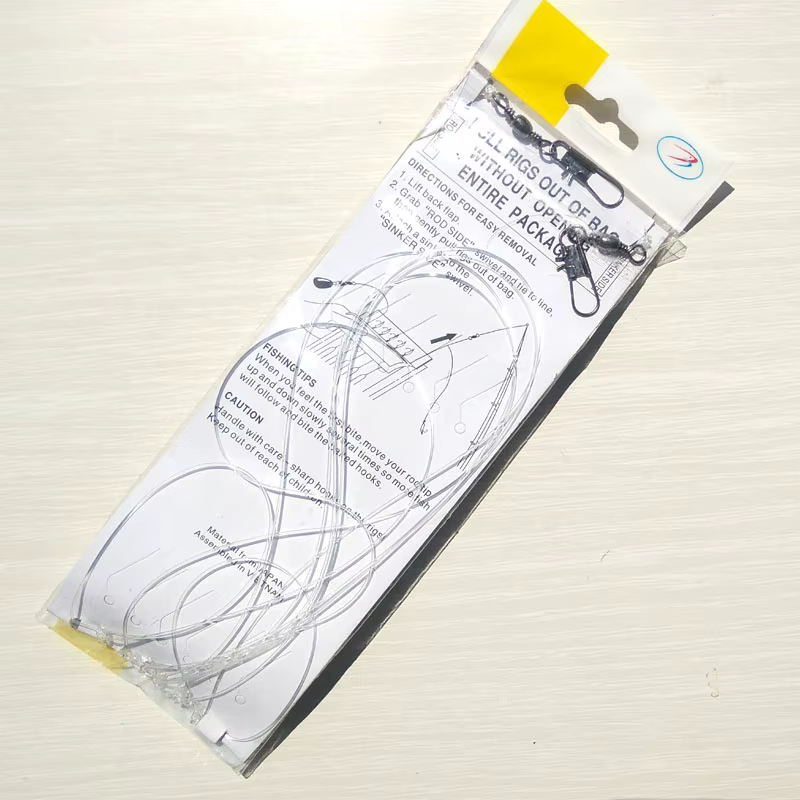 Aparejo Sabiki cinturón para pesca de caballa – Estilo cocodrilo - imagen 3