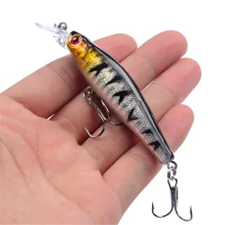 Minnow flotante de plástico duro - Crankbait con ojos 3D para carpa