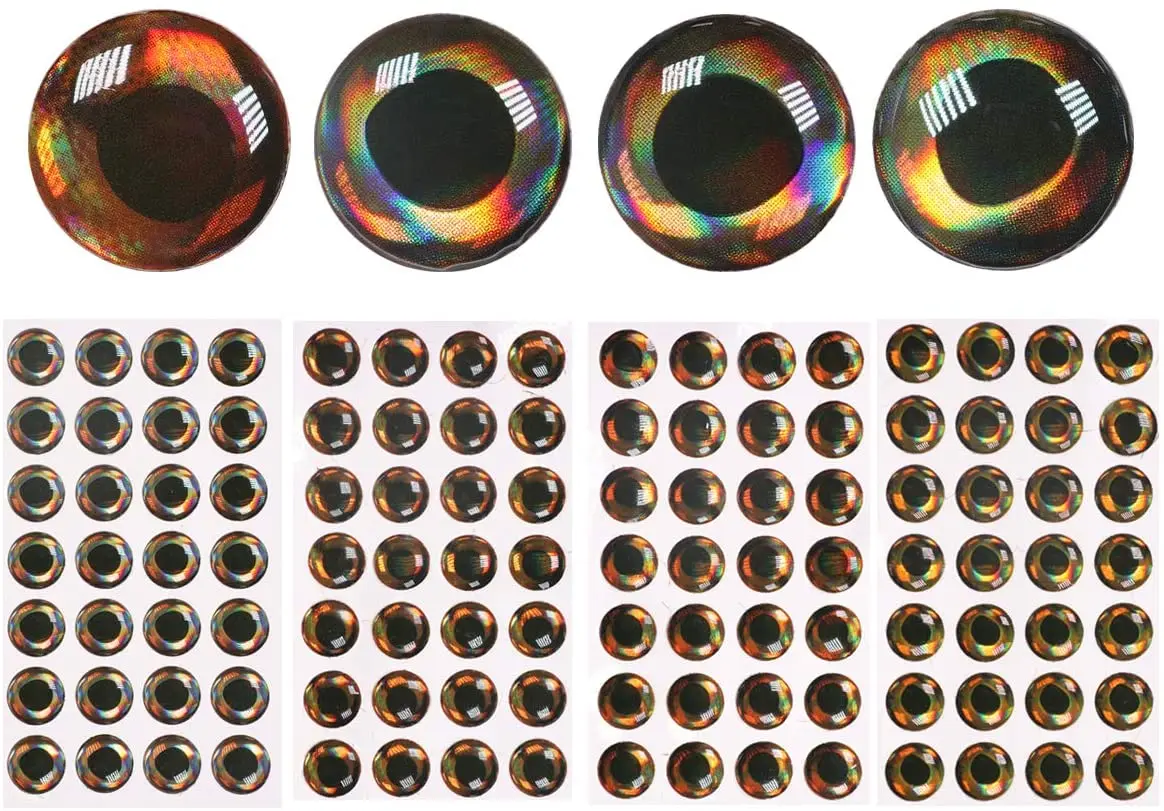 Ojos de pez epoxi en varios tamaños y colores