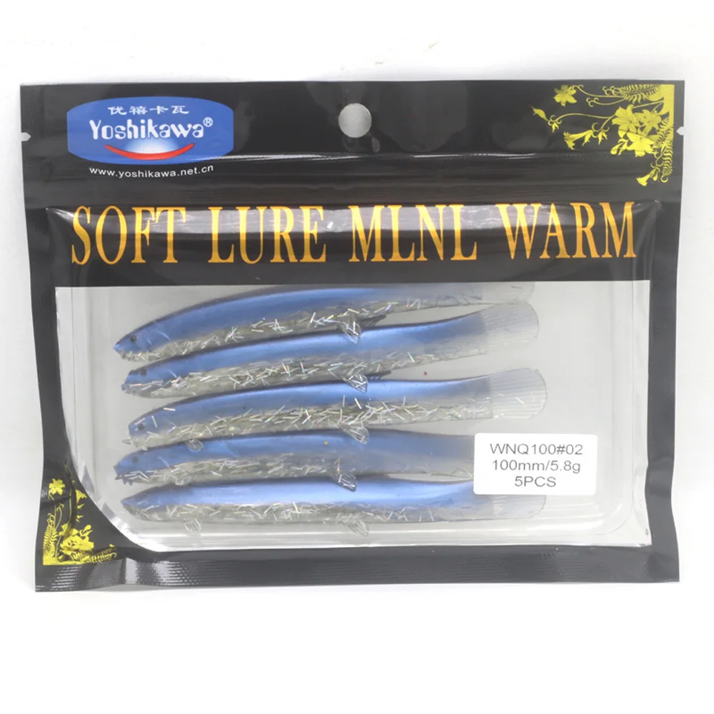 Needfish Anguila Shad Vinilo Lubina 10 cm - imagen 4