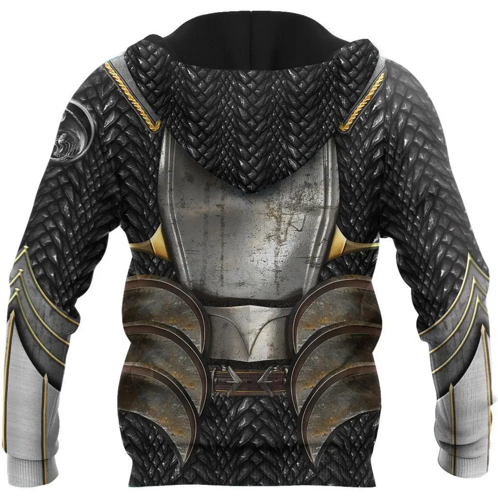 Dragon Knight Amor 3D – Sudadera con capucha unisex otoño invierno - imagen 3