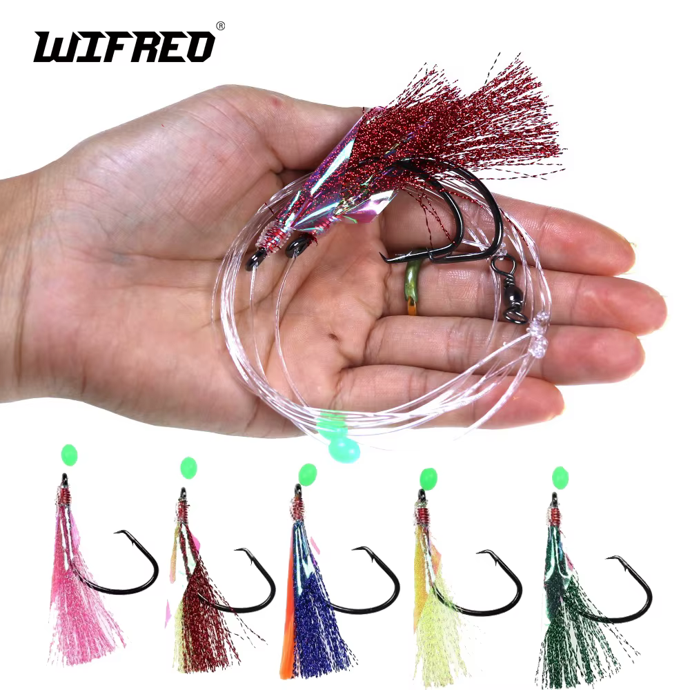 Sabiki Rig 4/0 Flasher para agua salada – Pargo, Tarakihi, Caballa