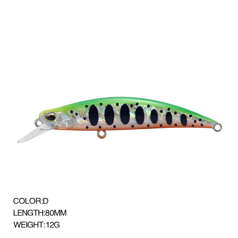 Señuelo Wobbler 80mm 12g para trucha, lucio y lubina – Cebo duro