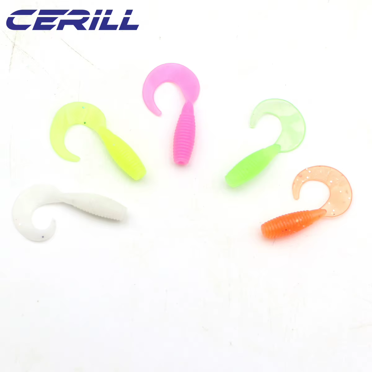 Cerill Señuelo de Silicona Suave 25mm – Imitación Gusano para Lubina - imagen 5