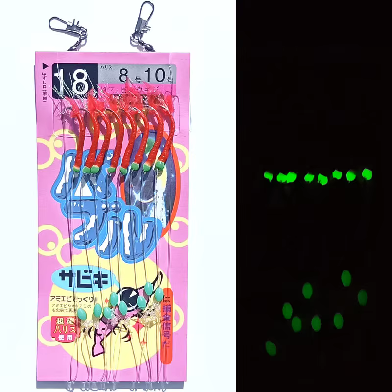Aparejo Sabiki Luminoso con Gamba para Pulpo - imagen 3