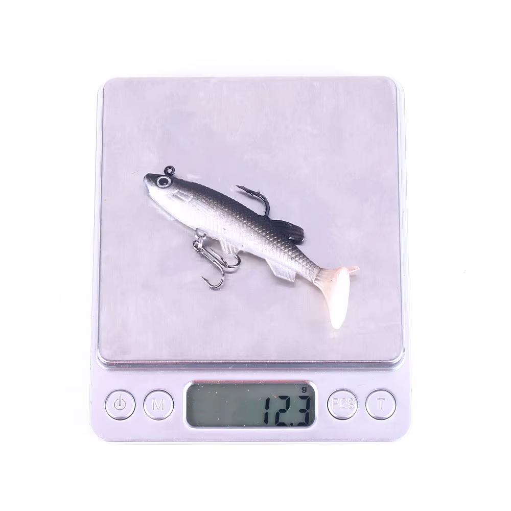 Swimbait blando de silicona para carpa y perca 7,5 cm - imagen 4