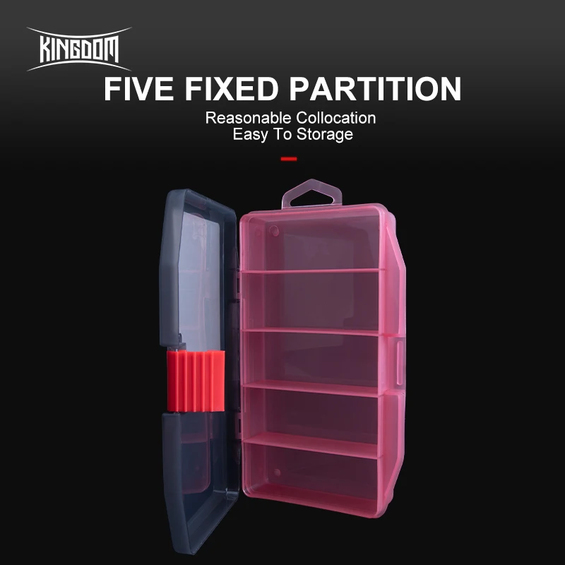 Kingdom caja aparejos pesca compartimentos para cebos almacenamiento - imagen 5