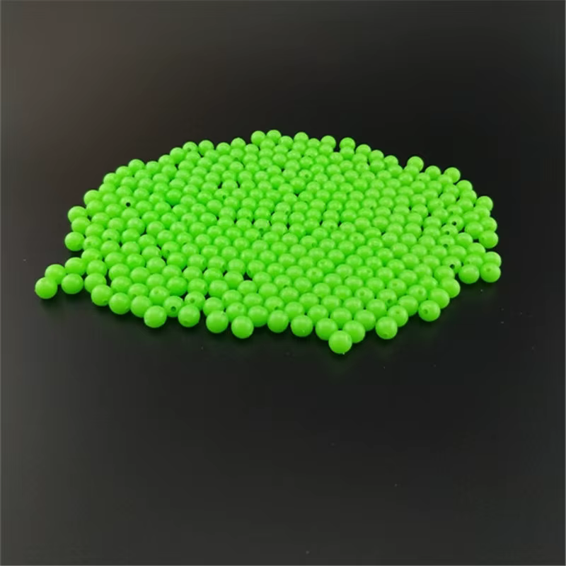 Cuentas ovaladas fluorescentes para aparejos de pesca nocturna - imagen 3