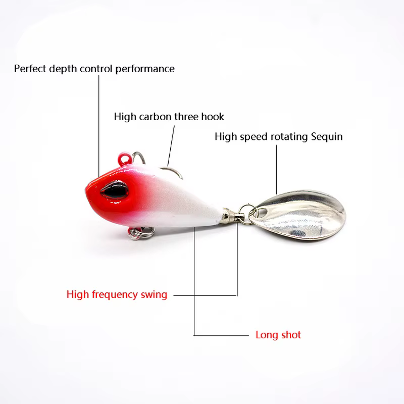 Metal VIB Mini Crankbait – Señuelo vibratorio invierno - imagen 5