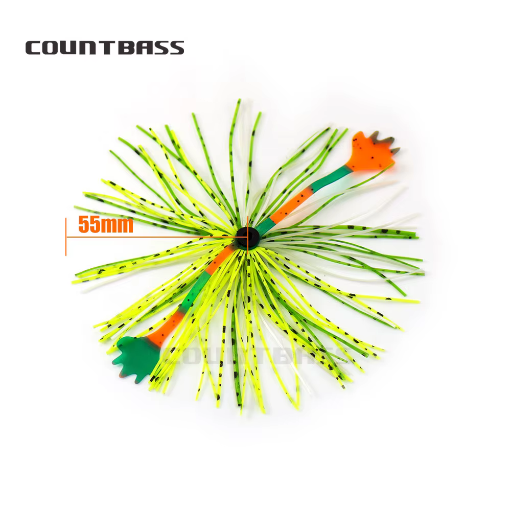COUNTBASS Falda de Silicona para Señuelos Jigging – Rana Pulpo Calamar - imagen 4