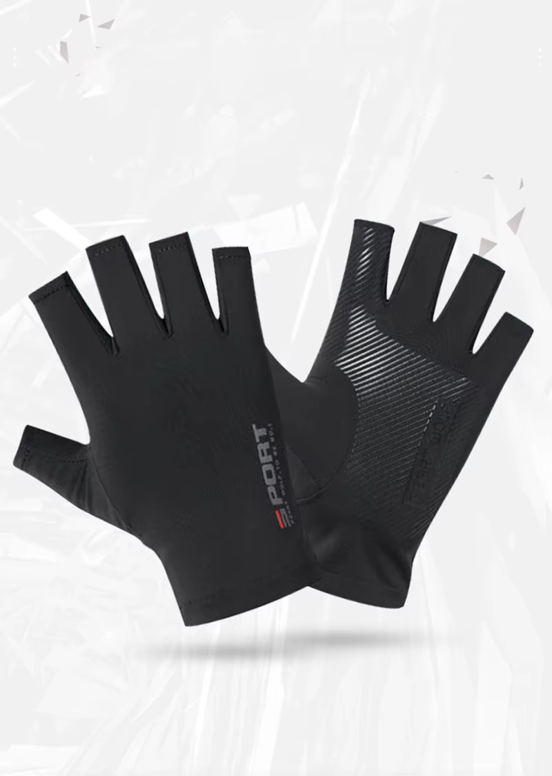 Guantes ajustándose a la muñeca con cierre de velcro