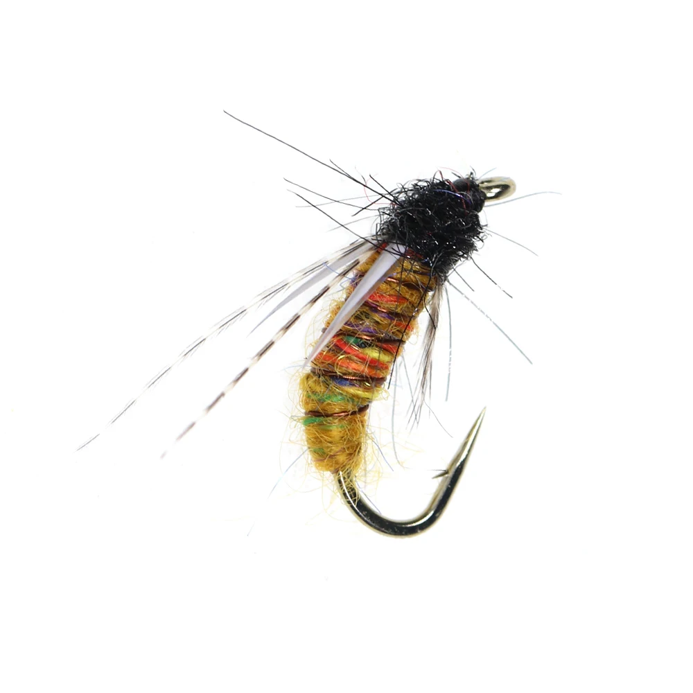 Soft Hackle Marrón Bimoo – Ninfa para Trucha y Lubina - imagen 5