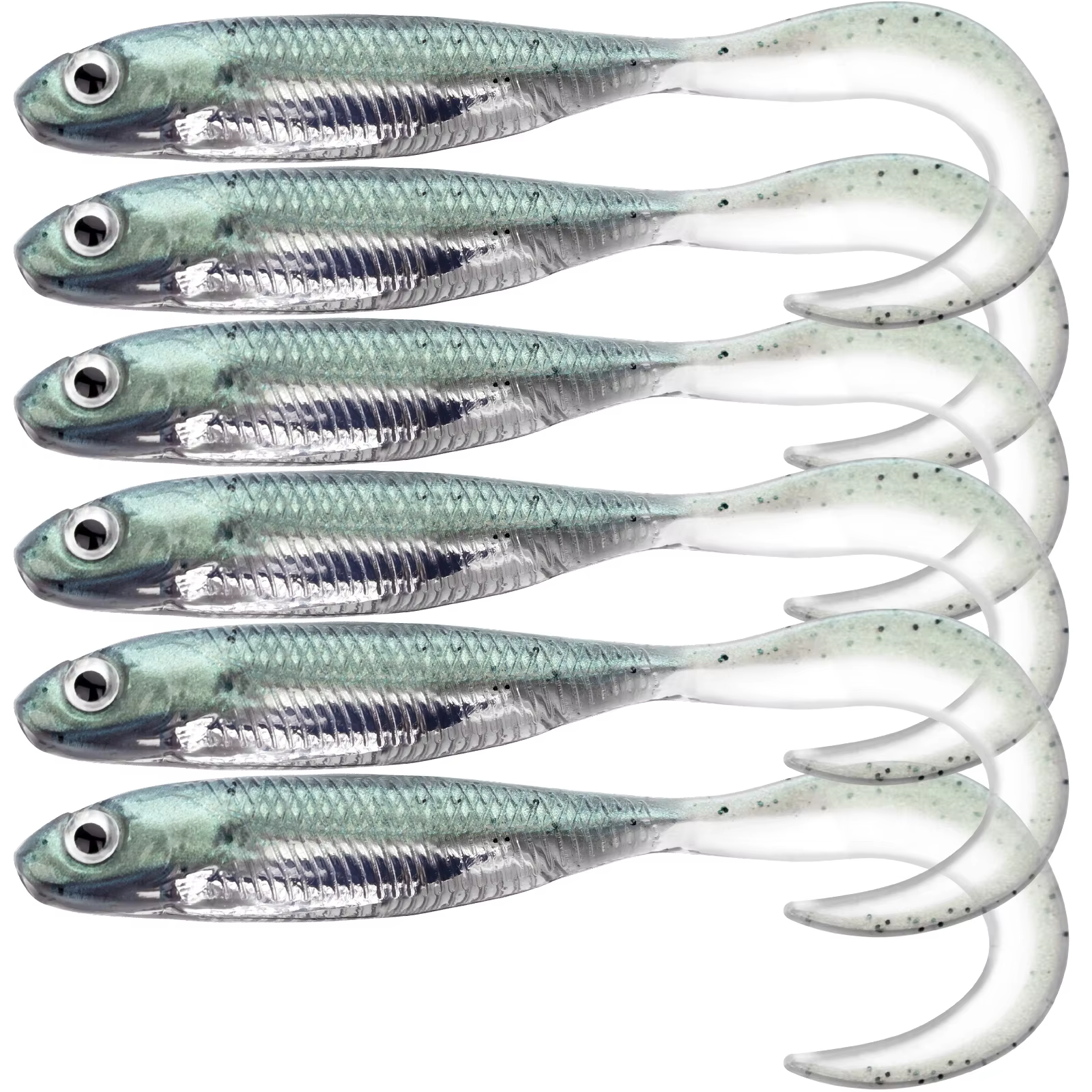 Swimbait Shad 100mm – Señuelo artificial para lubina con cola rígida - imagen 2