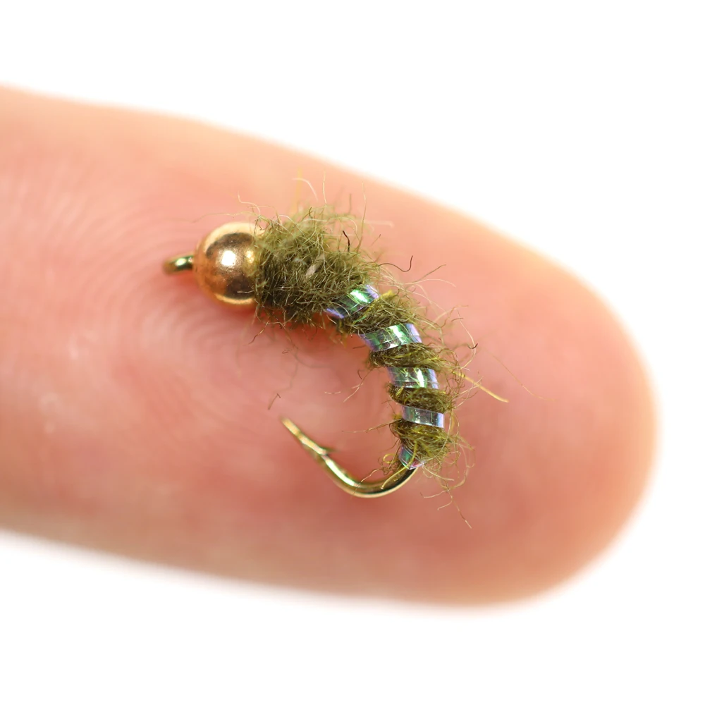 ICERIO Anzuelos mosca trucha Caddis Ninfas Stonefly Patrones - imagen 4