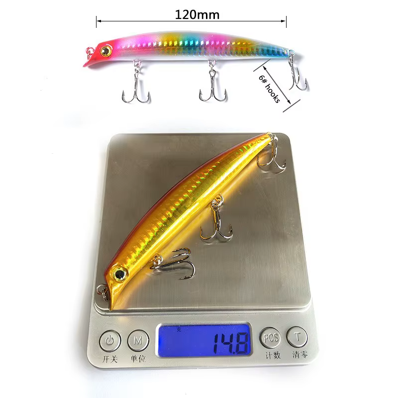 Popper 12cm 15g – Señuelo Flotante Surface - imagen 3