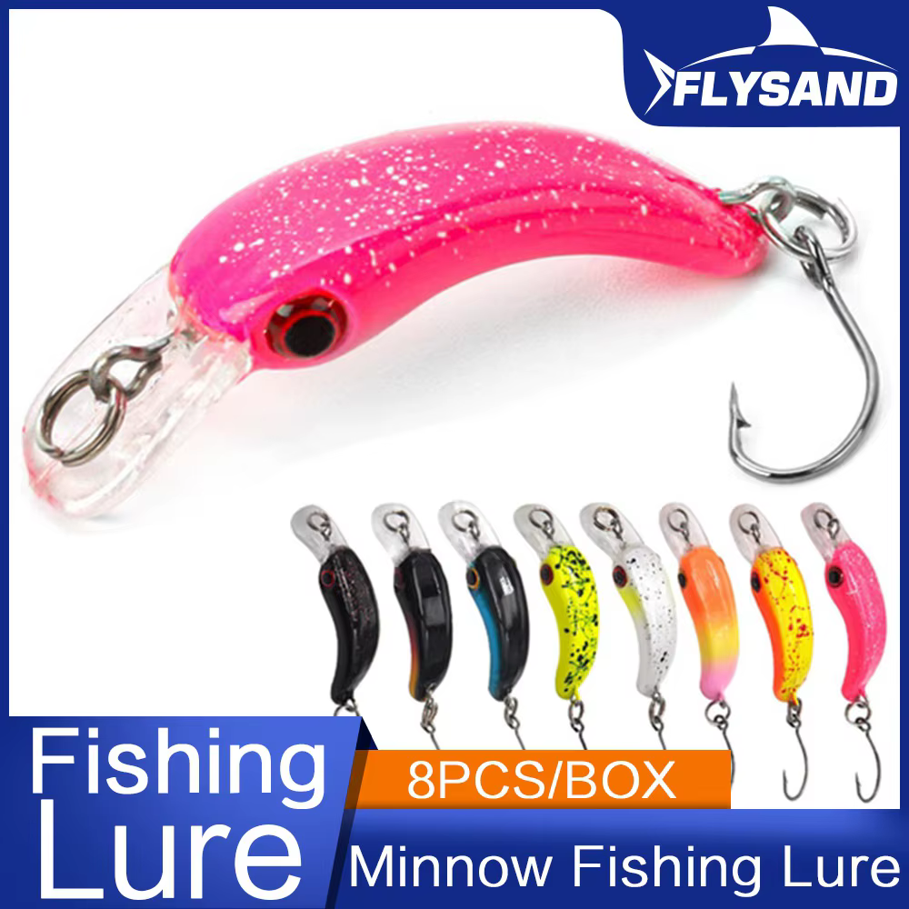 FLYSAND Mini Minnow – Señuelo minnow para spinning