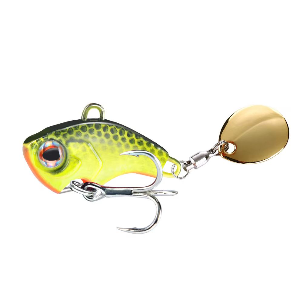 Mini VIB cebo vibratorio trucha pesca invierno - imagen 2
