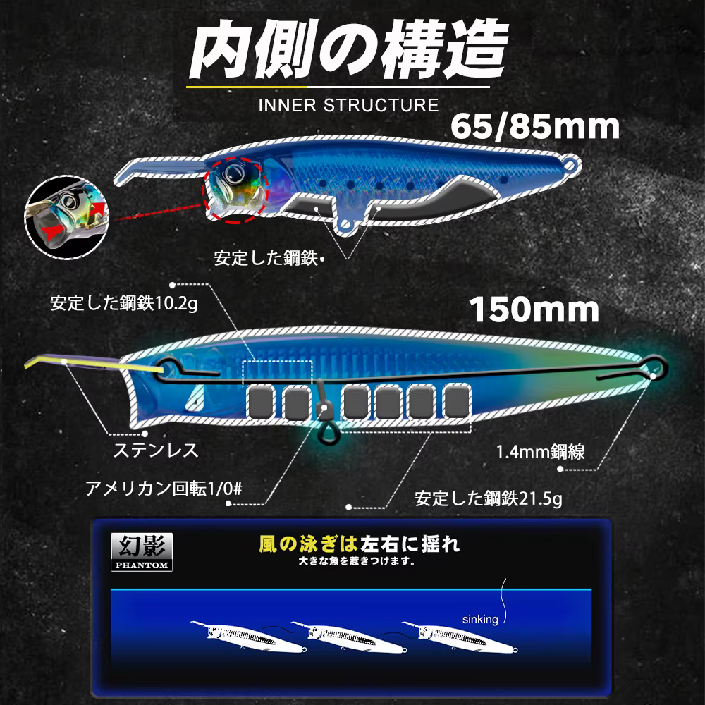 Popper D1 – Señuelo flotante de superficie para pesca deportiva