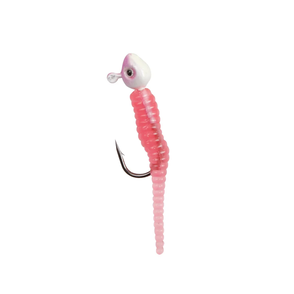 Minnow Swimbait vinilo jigging gusano cola aguja para lubina - imagen 4
