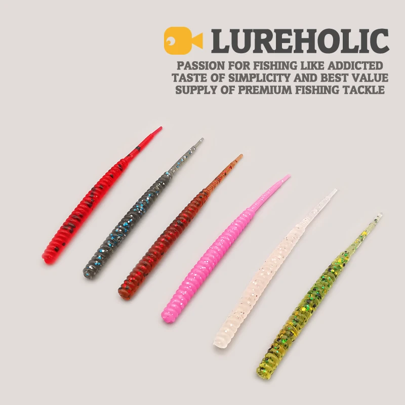 Lureholic Rock Adder Finisas Mini señuelo pesca suave tipo aguja cola - imagen 4