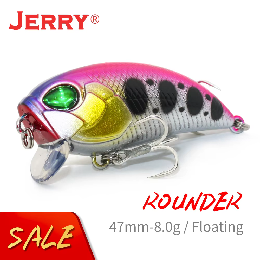Jerry Rounder Wobbler buceo profundo – Señuelo ultraligero para trucha y lucio - imagen 4