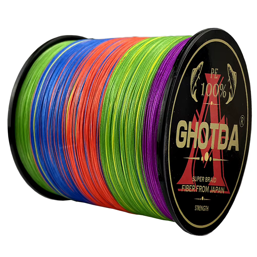 GHOTDA Sedal Trenzado multifilamento 4 hebras - Para carpa - imagen 4