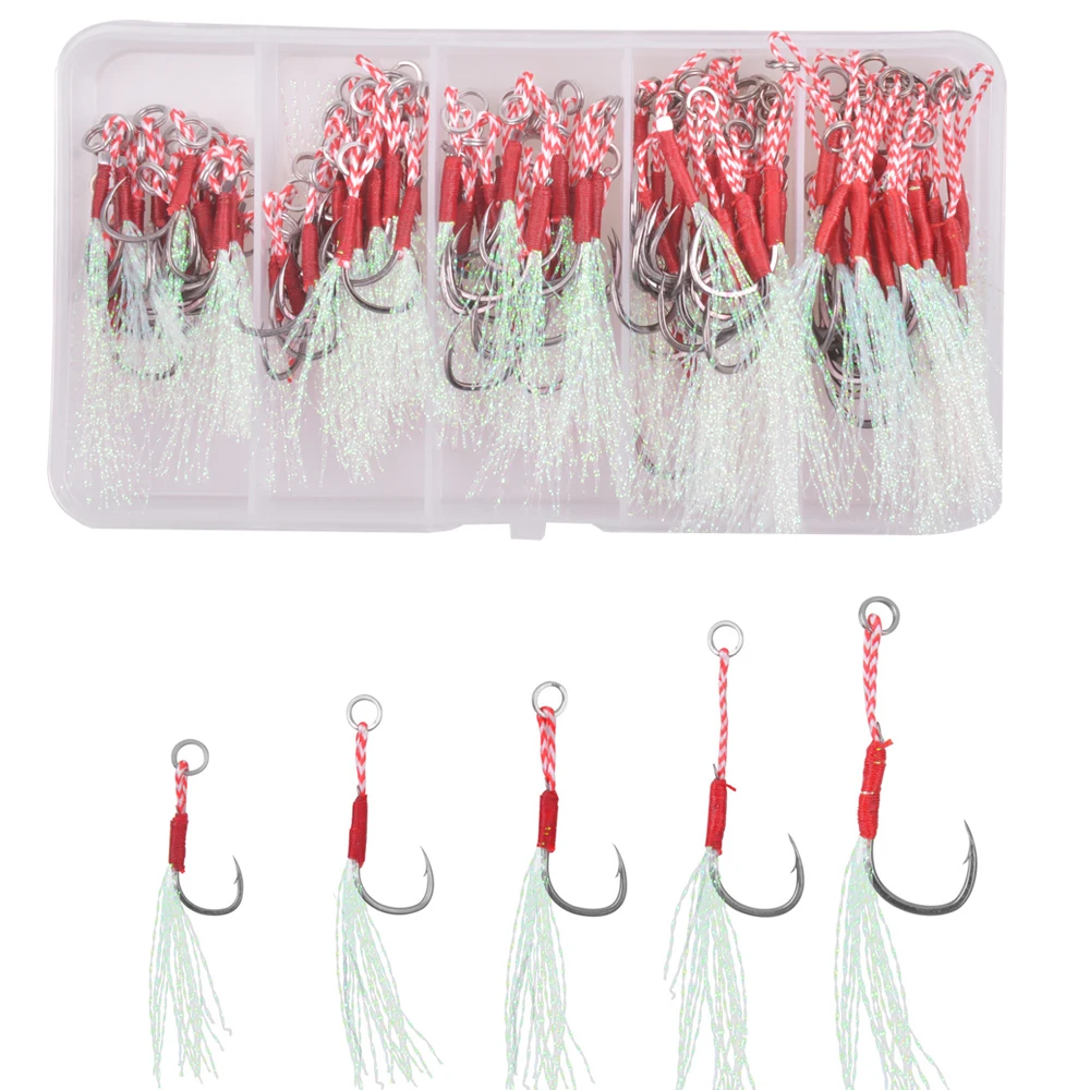 Anzuelos de asistencia jigging lento JSHANMEI