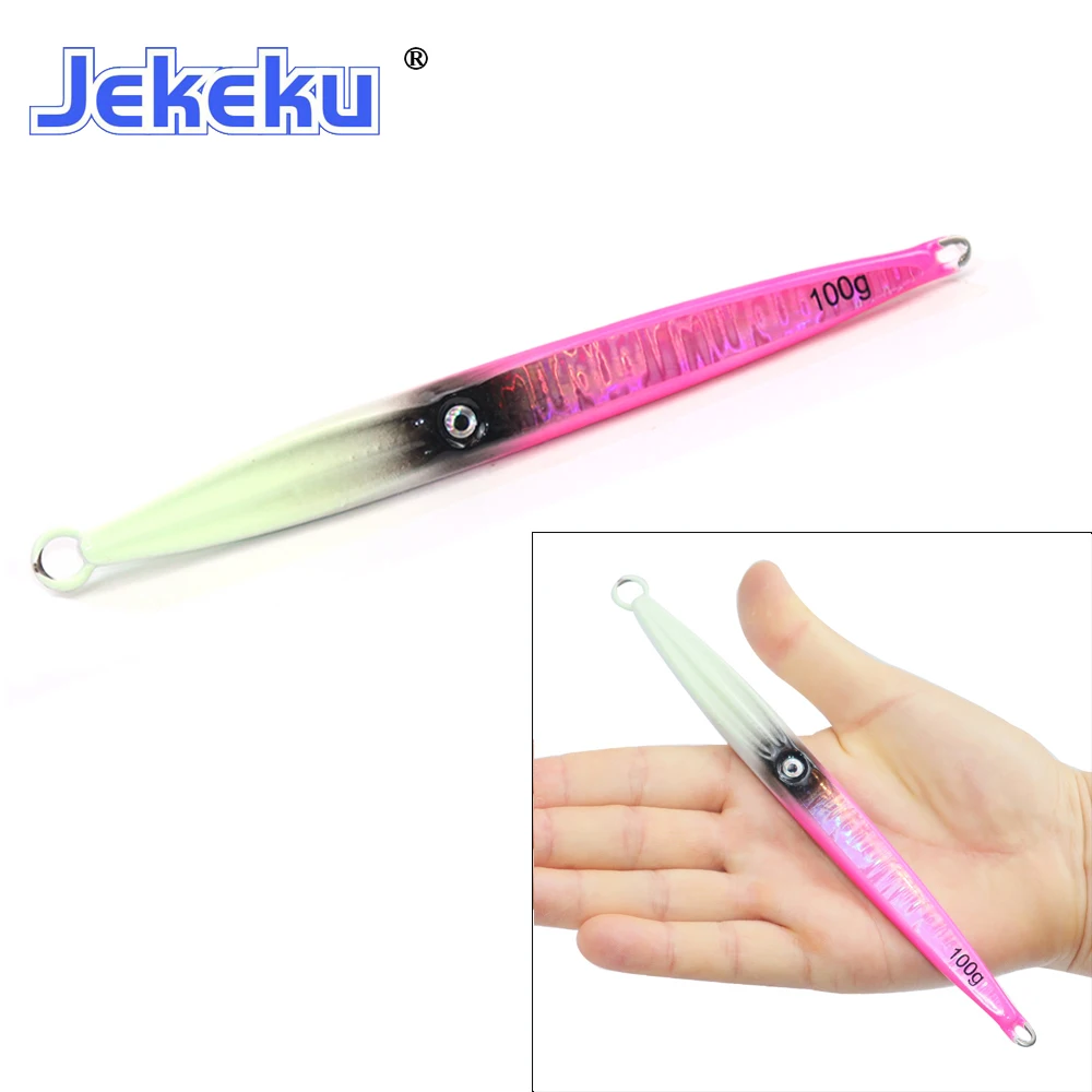 Metal Jig Squid para pesca en salwater JEKEKU New – Vástago largo - imagen 3