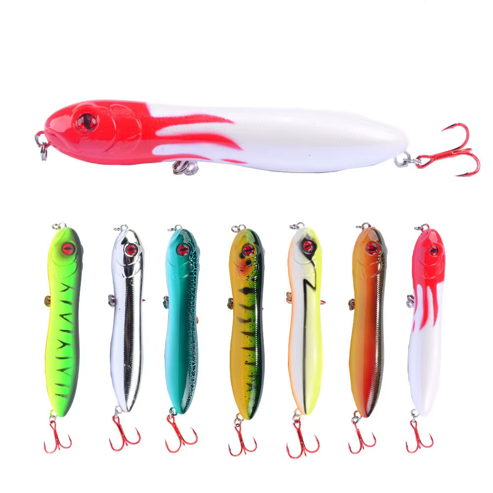 Señuelo flotante cabeza de serpiente 95mm para lubina - imagen 4