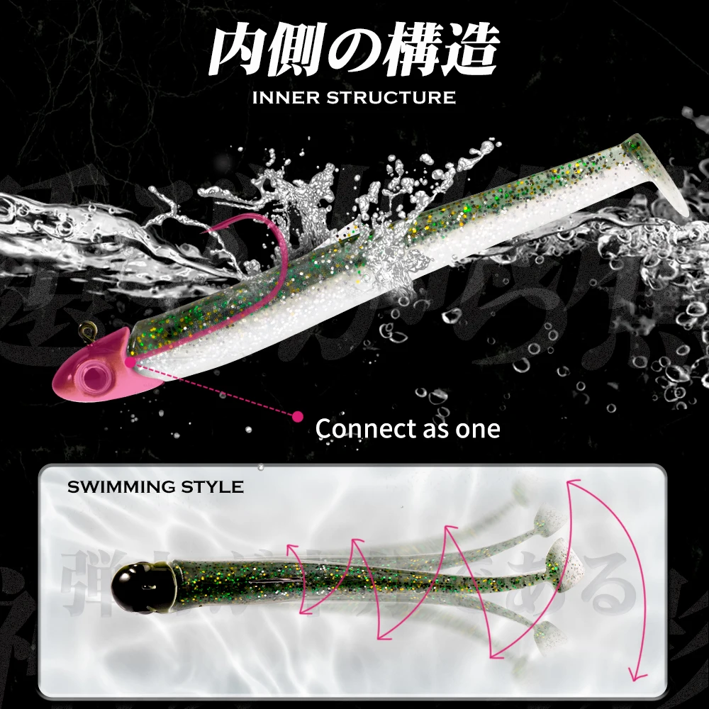 Hunthouse Pececillo Minnow – Señuelo predation 7 cm negro - imagen 4