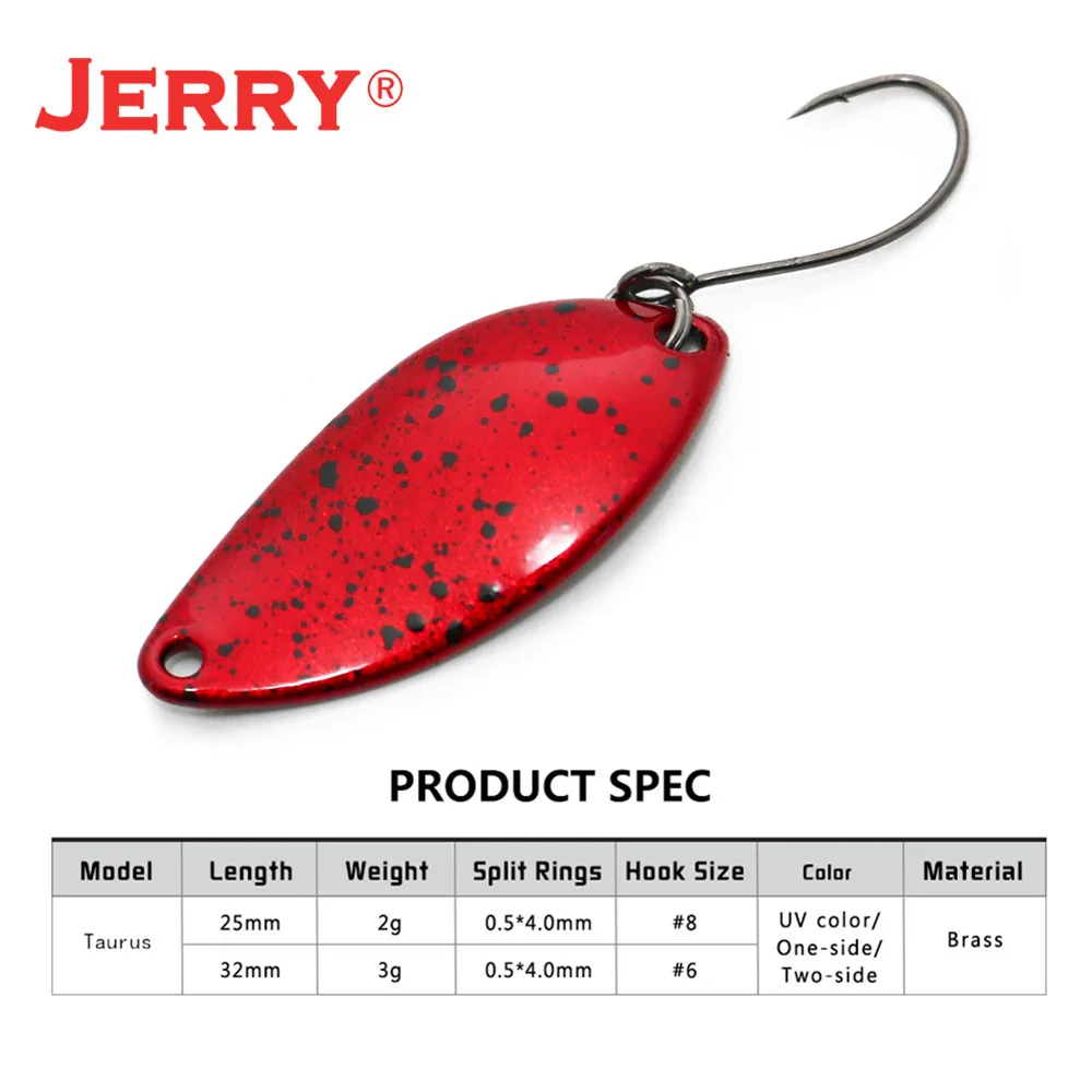 Jerry Taurus Señuelos para trucha: cucharas metal y wobbler latón - imagen 4