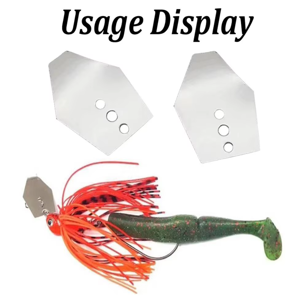 Cuchillas para spinner de natación de metal Shakee de bailarina, jigs - imagen 4