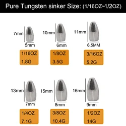 Bala Tungsteno para Lubina – Texas Carolina Rig