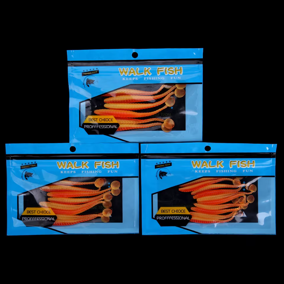 WALK FISH Ripple Shad – Cebo suave de silicona eficaz para trucha - imagen 5
