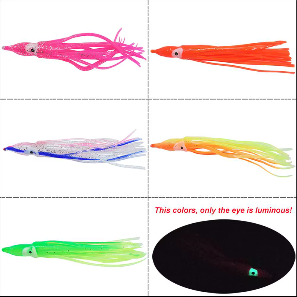Vinilo pulpo 11cm – Falda calamar para jigging y eging - imagen 2