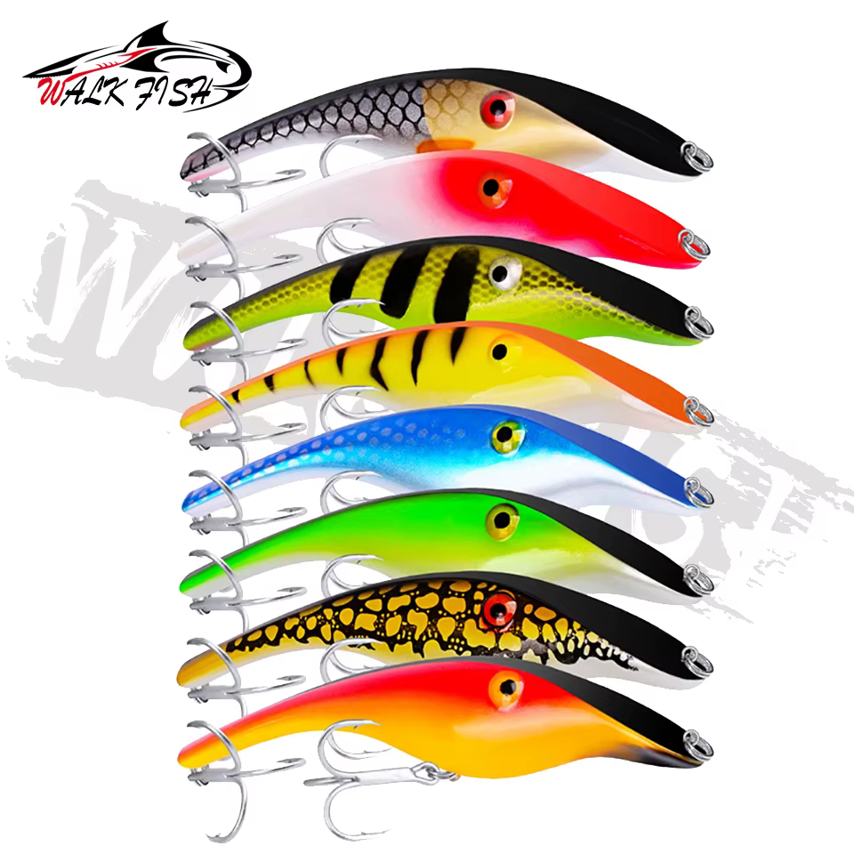 Walk Fish Jerkbait hundimiento lento 145 mm – Señuelo para lucio - imagen 5
