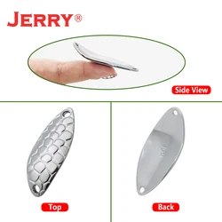 Jerry Cucharas sin pintar para trucha y lucio – Señuelos metálicos