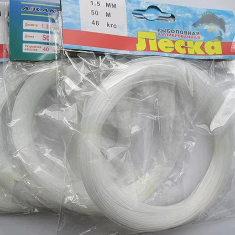 Línea de pesca nailon extra gruesa para mar transparente - imagen 2