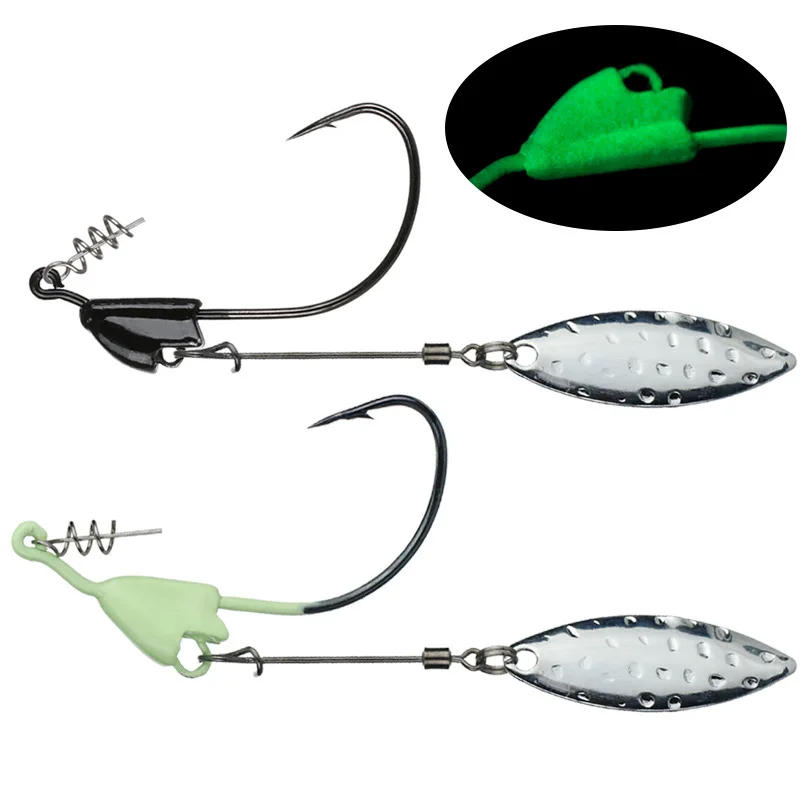 Salix Jig Head Cuchara – Señuelo hundidor para pesca marina - imagen 4