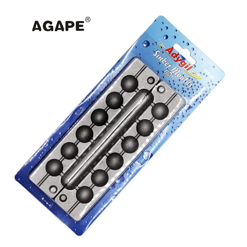 Agape ADBASM molde DIY para plomos de pesca con celdas - imagen 2