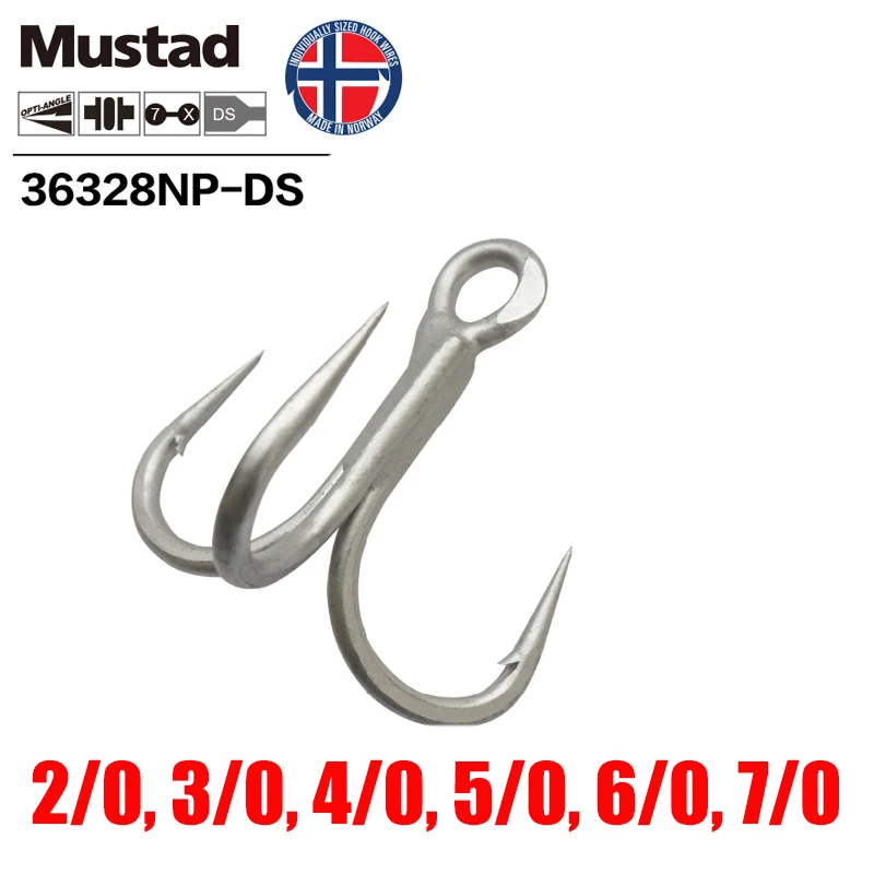 Mustad Anzuelos con púas de acero alto carbono – Calidad noruega